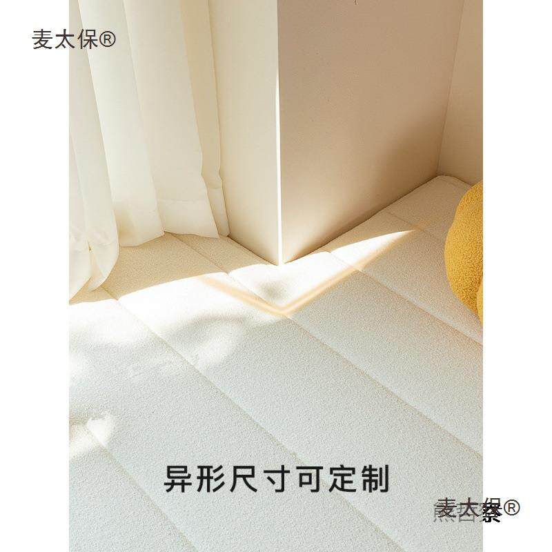 防季水防污可拆洗泰迪绒飘垫台窗麦太保垫定阳台垫窗子四通用麦太