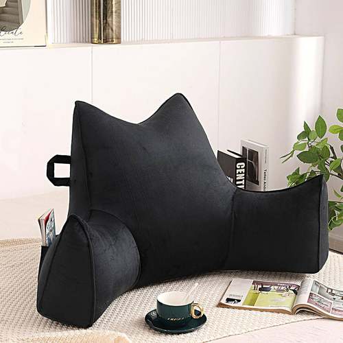 靠新款牛角双手阅读提枕床上垫孕妇护颈护腰大耳KZ1818靠背猫朵沙