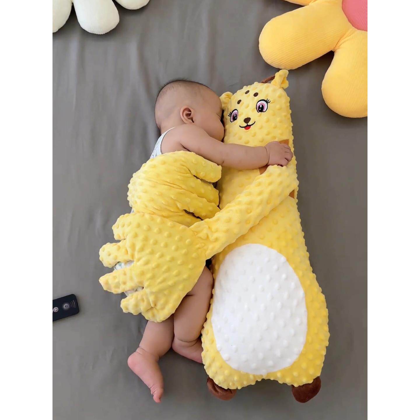 哄睡拍打阿贝贝安抚玩偶新生婴儿搂睡防惊跳可拍打屁股安抚枕