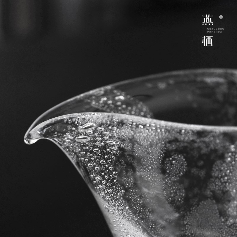 耐热玻璃气泡公道杯加厚防烫大容量公杯功夫茶具茶道分茶器泡茶杯