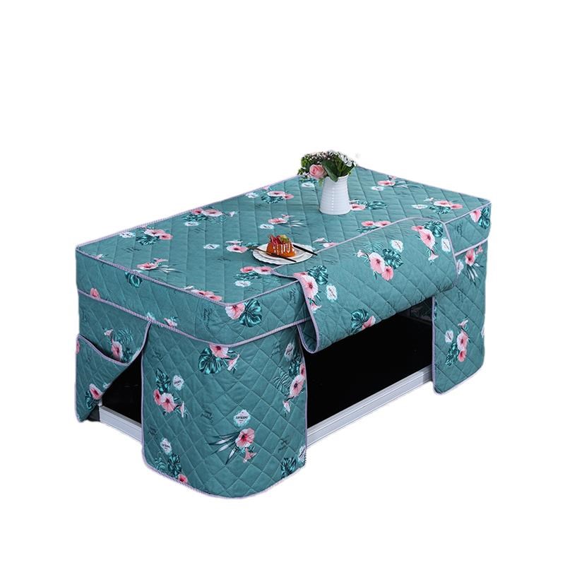 电炉罩长方形烤火炉罩加厚电暖茶几罩冬季电烤炉桌罩新款烤火罩