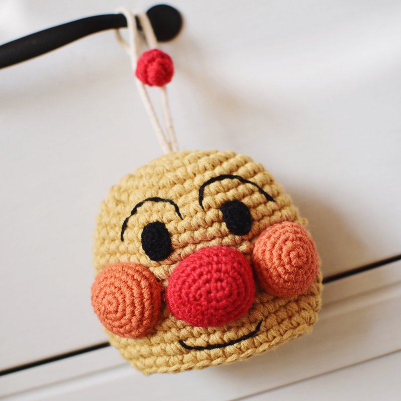 手工毛线编织成品汽车用钥匙包女款可爱卡通小巧迷你简约锁匙