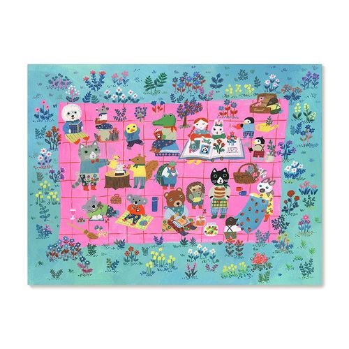 【艺术版画】插画师北岸由美复刻艺术版画治愈动物儿童房装饰画芯