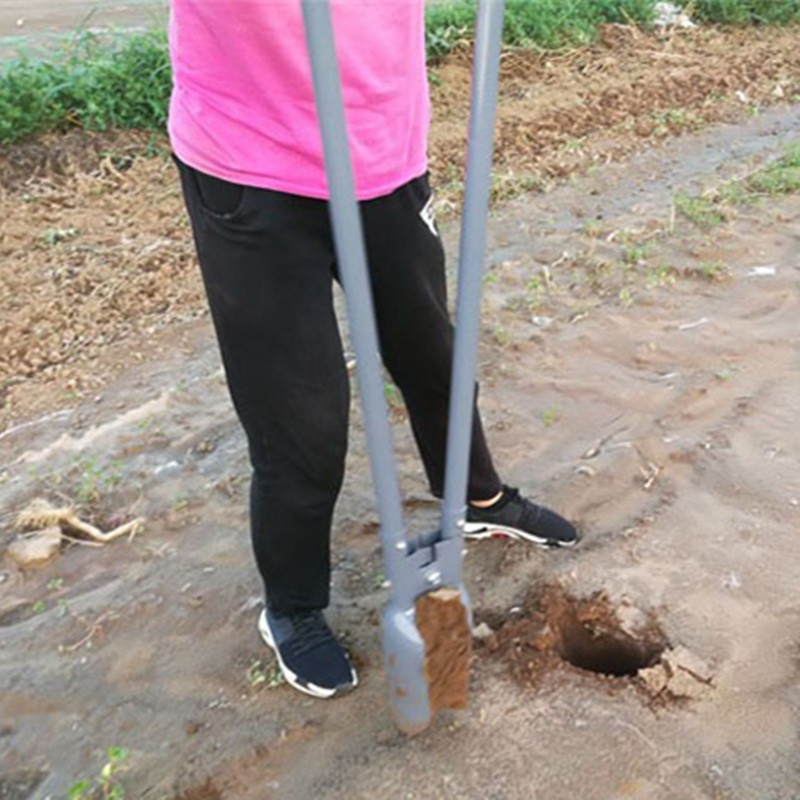 移苗器农用手动移苗铲栽苗铲打孔洞取土制钵器菜苗种植花木移栽器