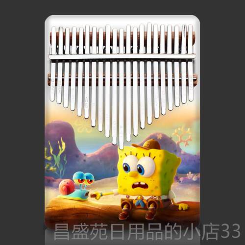 高档21音绘拇指琴卡巴抖音网红彩小乐器初学易林学女生手琴k指ali