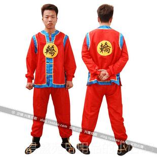 高档新款威风锣鼓服装演出服打鼓武服鼓腰队术服龙舞舞狮服装擡花