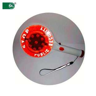 充电手持停字牌慢字牌Stop停车示意牌闪光LED指挥棒夜间交通