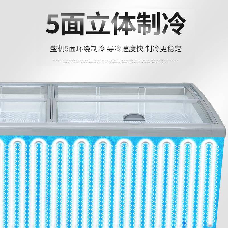 柜伊德森组合岛柜超市式205速冻柜商用冷冻卧冷藏展示冰超市冷柜