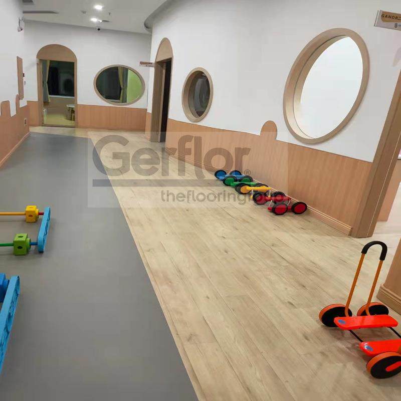 法国洁弗乐柏莱灵动pvc地板复合卷材木纹耐磨学校办公塑胶地板,家装主材,PVC地板,淘宝优惠券,粉丝福利购,淘宝优惠卷