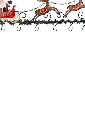 圣诞节袜架圣诞乐圣诞老人麋鹿圣诞雪人衣架金属工艺