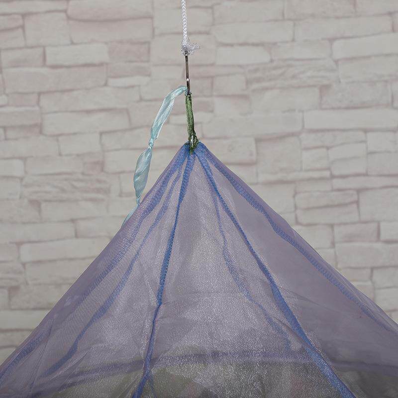 绿野仙踪蚊帐加密加高吊顶花朵花边公主圆顶落地蚊帐拼色款定制