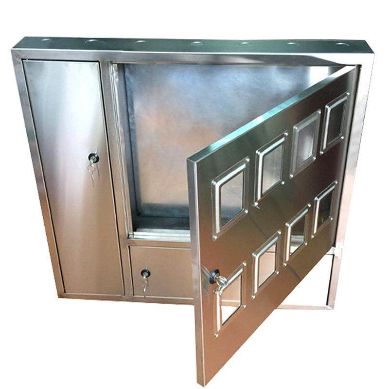 单相三相不锈钢电表箱六户三门八户电表计量配电不锈钢箱