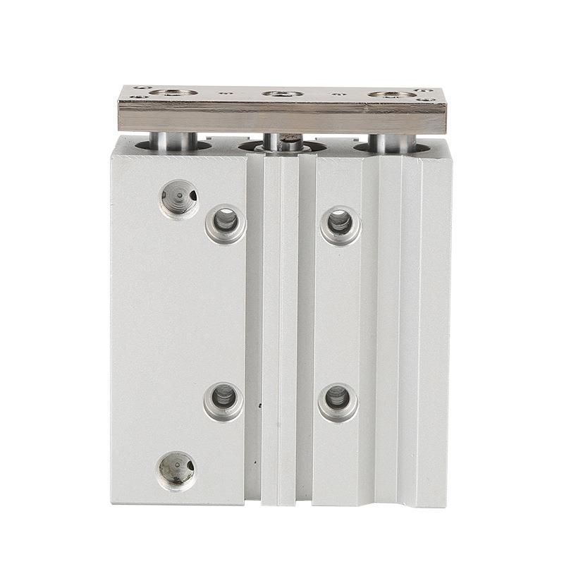 亚德客型气缸TCM20X10/20/25/30/40/50/75/100薄型带导杆三杆气缸