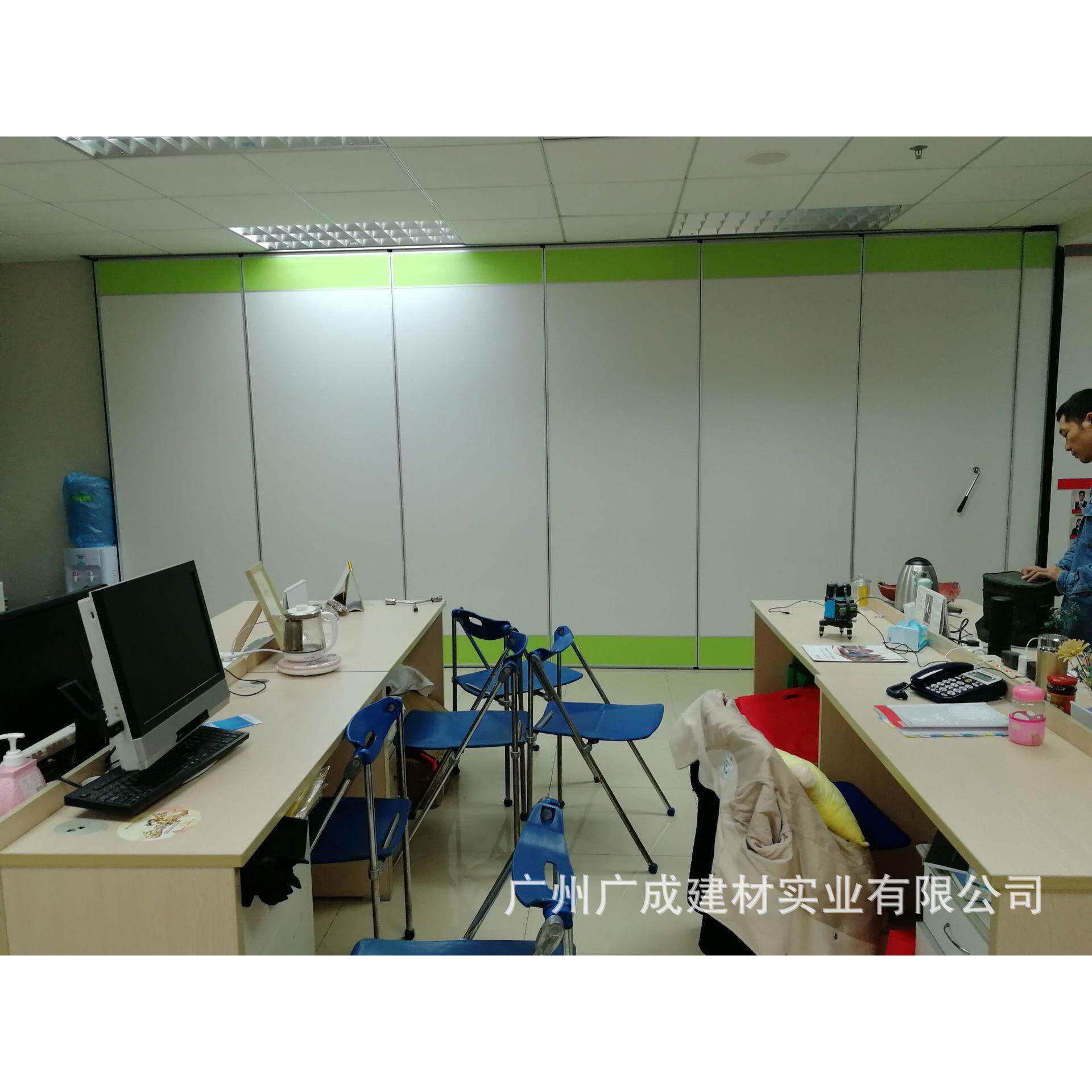 酒店活动隔断墙餐厅折叠门办公室高隔断包厢旋转隔音推拉移动屏风