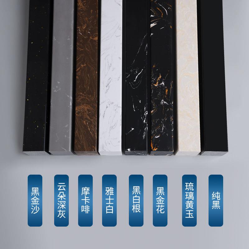 大理石挡水条浴室卫生间淋浴房隔断干湿分离弧形实心防水石材石基