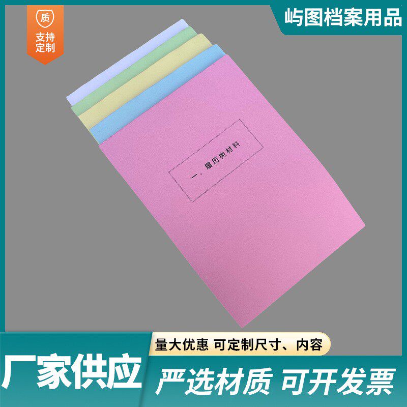 人事档案分类纸隔页纸索引纸80克页A4分页纸咨询类分手活帐替芯活