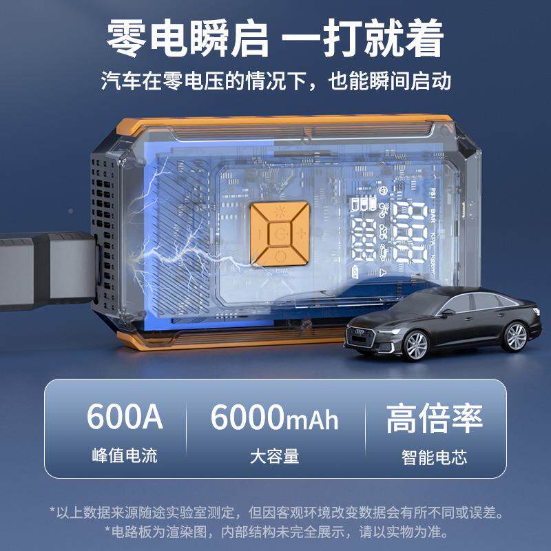 无277线急车载充泵胎便携式电动轮电动车自动充气泵应气启动电源