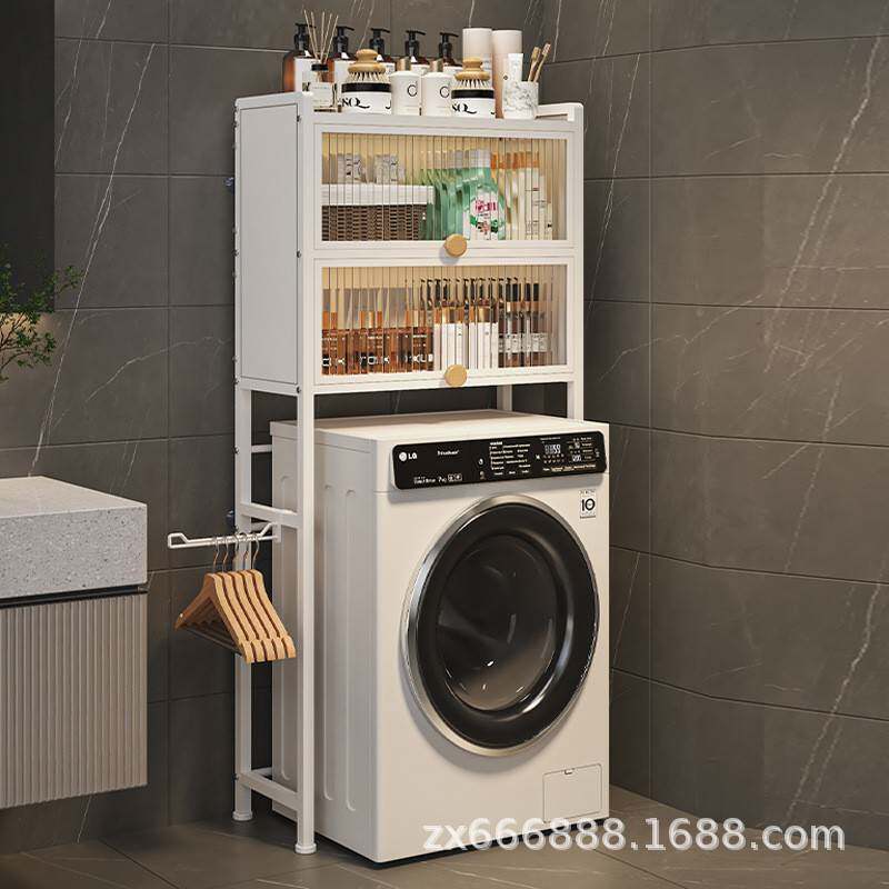 带柜机门洗衣机置物卫架生滚筒洗衣上方架zx240325子防尘浴室间阳
