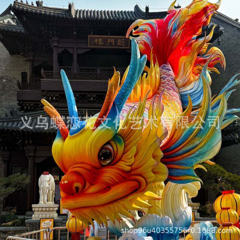 花灯灯彩会灯厂家一站ZON式服春节元宵节景区商场美务陈亮化工程