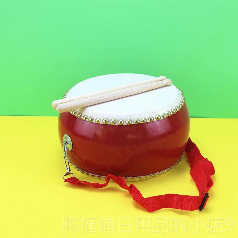 正品儿小鼓奥尔儿夫打击乐器幼园教玩早具双面牛皮小堂鼓手童拍鼓