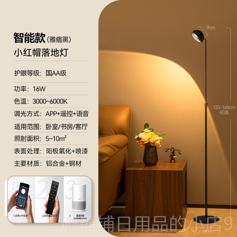 正品ltaly护小红帽落地灯氛围客厅轻奢阅读钓鱼灯卧床头音语眼室