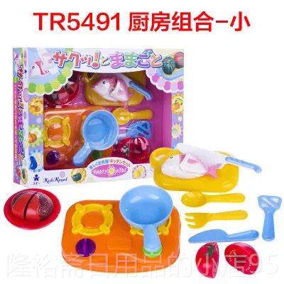 高档Toyroyal日皇水果和蔬菜女本切割集儿童和孩玩的房子厨房切家