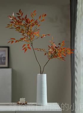 高档陶瓷e简花瓶插花水培马醉木创意Normcor现代单Wabi-Saib风格