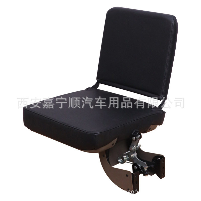 房车旅居车特种侧装翻板椅,可自动回弹座椅火车用折叠椅改装侧翻