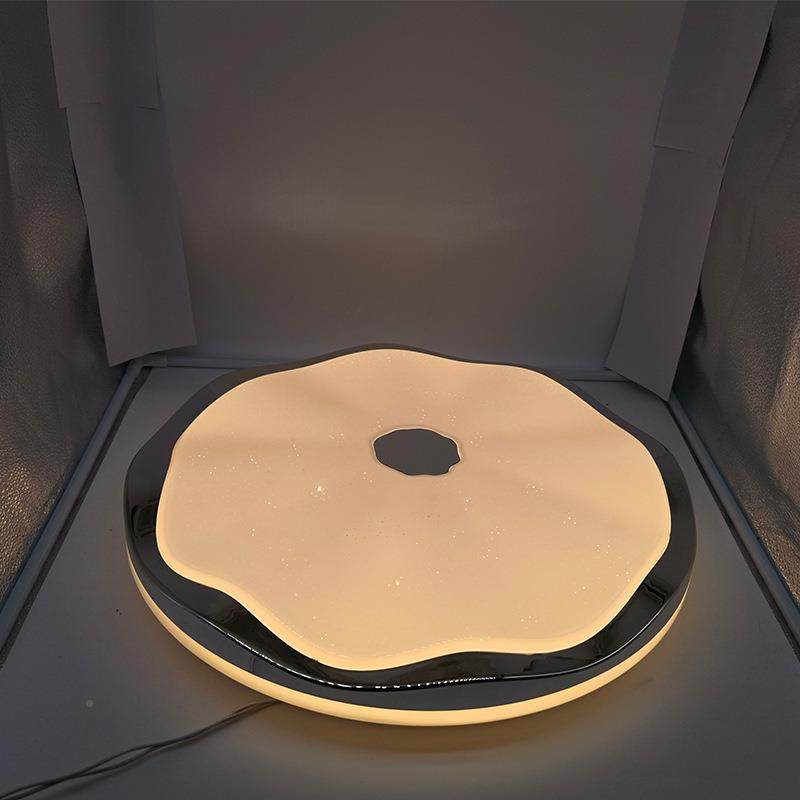 L形ED超薄圆吸顶灯卧室走廊阳力台包灯面商用亚克纯白工程3399吸