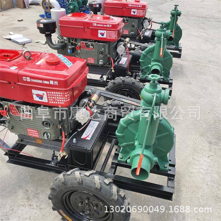 高山送水高压力大压泵4缸柴油机带多级泵型青岛丰燕动301290号