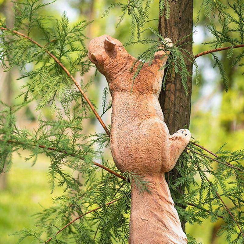 户外花园树脂ED询问客服景发光观灯摆件松鼠工艺仿真动坪物L园艺