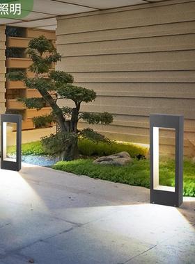 方形简中空铝草坪d灯lBY-P1246e广约场园走道别墅庭院花园公草地