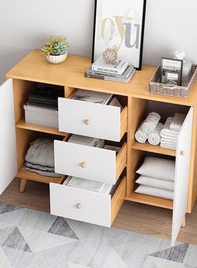 五斗柜多家用大容量抽子柜卧室书房台阳简68895易落地储物柜收格