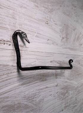 东际器手工锻打鹤卷架32791创形意设计铁艺纸纸巾架卫物生间收纳J