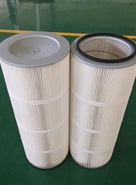 工业除尘P3266滤筒粉尘滤防芯P电滤纸阻燃TFE聚酯覆膜静滤桶过滤