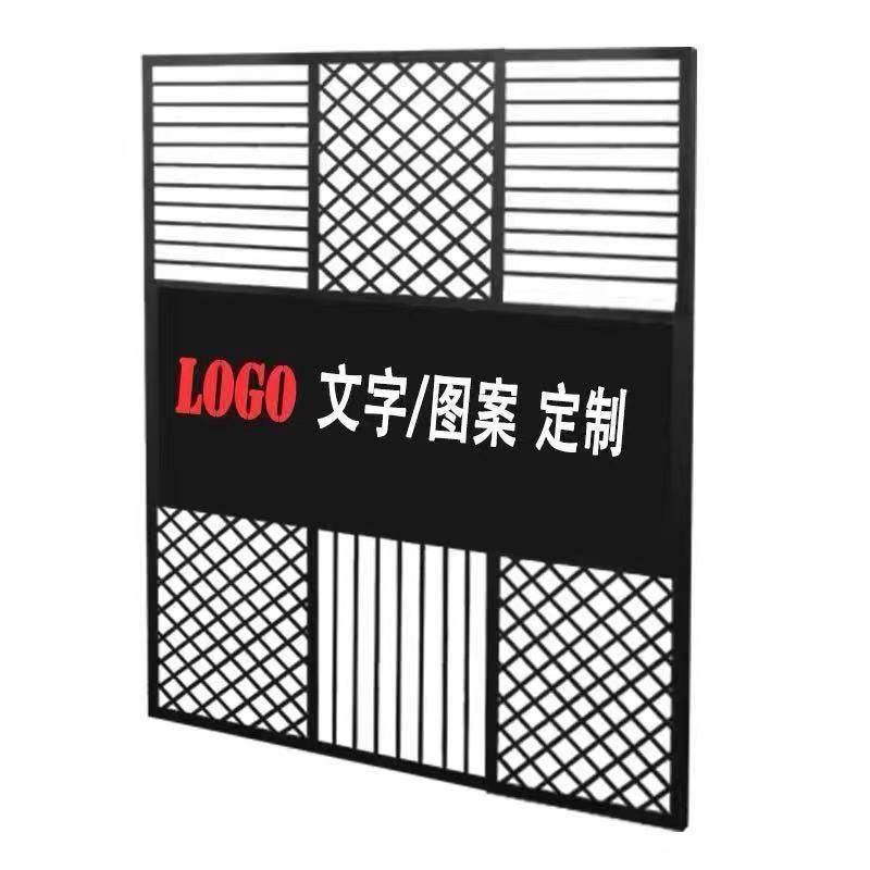 工业铁艺格隔断餐厅商场酒吧镂空网QQF顶栅栏办公室屏风风装饰客