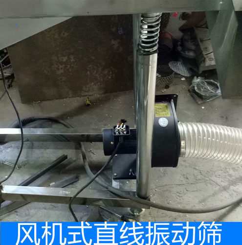 出售不锈钢带风机震动筛  核桃仁炒花生干果筛选机分选机