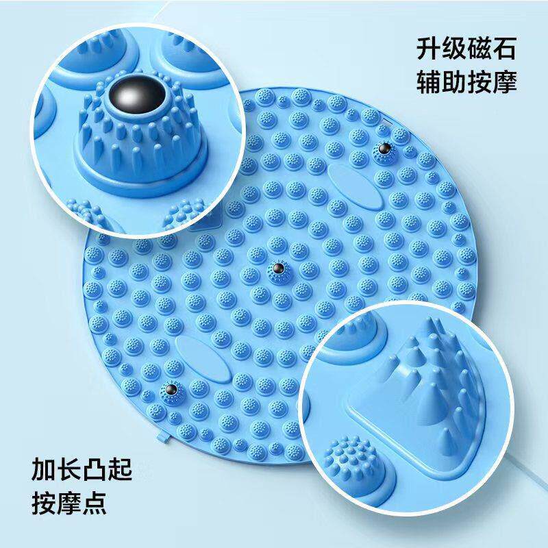 50477圆健身超脚厚加大形指压板家用足部理疗踏底按摩器垫步压板