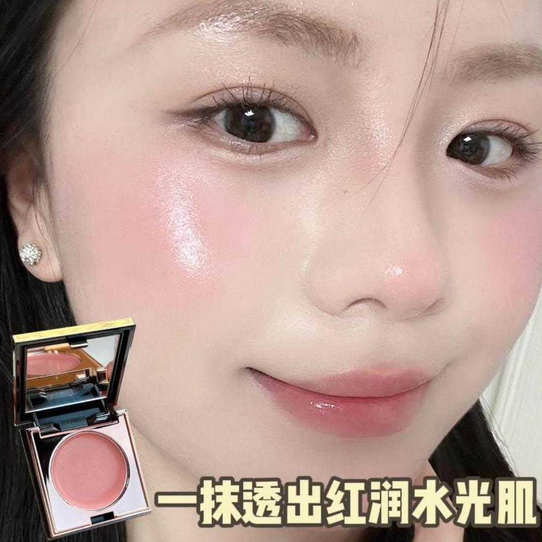 水光腮红膏眼影口红滋润不拔干妈生气血感百搭显气色持久不脱妆