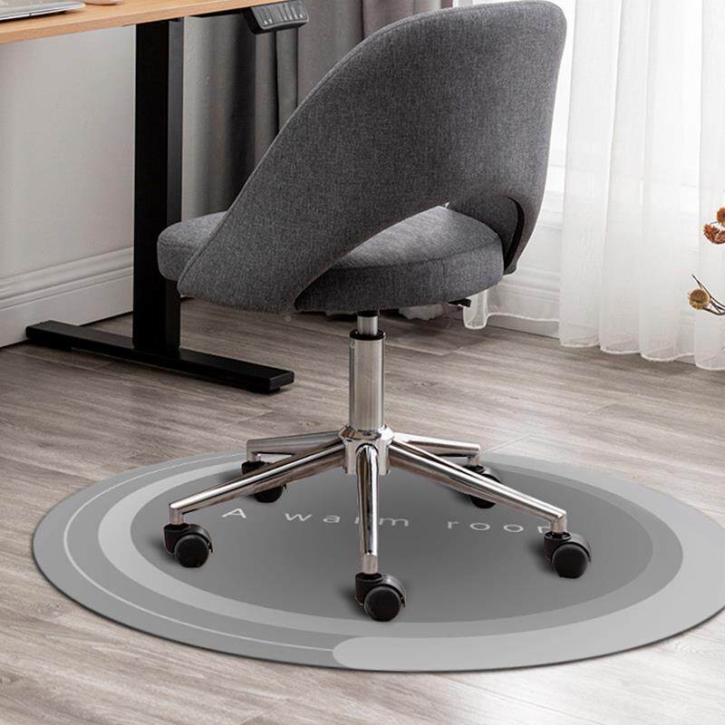 电脑椅地垫转椅垫子房圆形地防滑书滚轮子学习椅脚F76775M7垫毯地