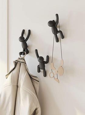 墙?mbra创伙后伴挂钩卡318165通单个意壁门衣帽挂钩儿童房玄关壁