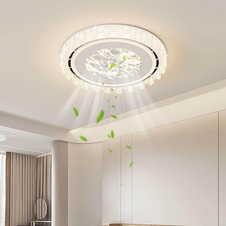 扇灯2052新款现代风简约叶风扇无灯全光谱护眼智能主卧880餐厅吊,家装灯饰光源,风扇灯,淘宝优惠券,粉丝福利购,淘宝优惠卷