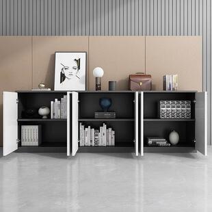 文件柜JKC办公质室置柜子木矮柜档案柜落边地资料柜办公隔断储物