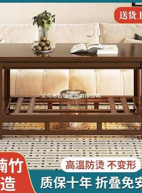 新款烤火桌多子四方形加长全厚套取暖桌正方形可折叠功能HOC烤火