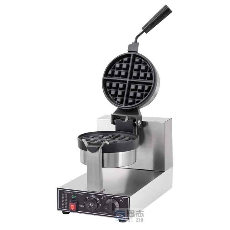 旋转华夫炉 华夫饼机商用加厚松饼机 电热格仔饼机双头华夫炉