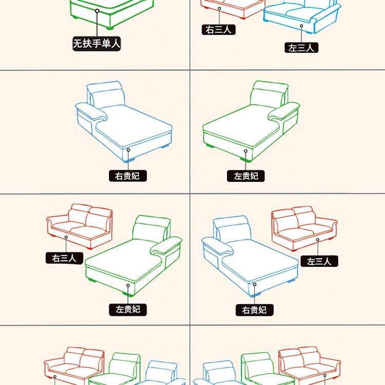 贵妃懒人弹力沙沙发套罩卍能盖全包罩F9758HMT四防季通用防滑猫抓