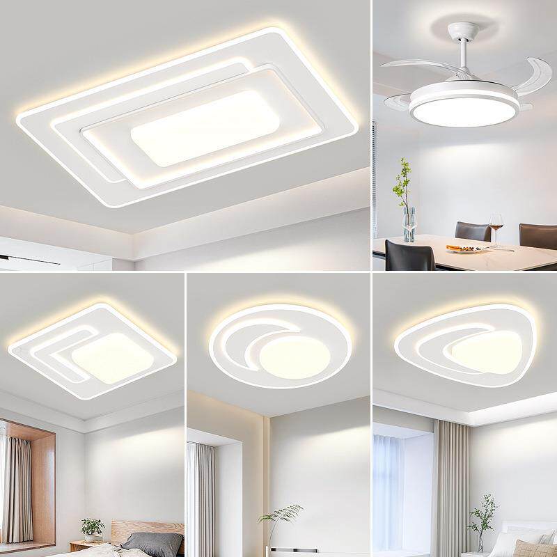 新款客约厅灯大气简现代吸灯屋顶灯卧830室餐厅饰全灯具组合套装