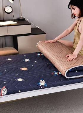 上下铺3g3rST3h单人学生宿专床软用垫折垫叠加厚超软榻榻米垫被舍