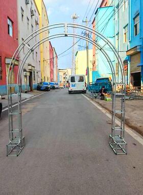 拱门款F997MST6桁架弧新婚道具半圆铁艺婚庆舞台户外拱形架子布置