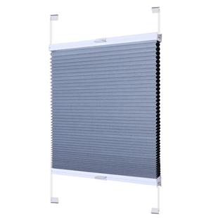 1帘V窗PR免打孔窗卫生间防水百叶窗帘内开窗遮光隔热蜂巢帘内F759